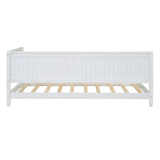 Alt view image 6 of 7 - Twin Size Wood Daybed/Sofa Bed, White