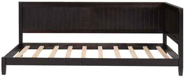 Alt view image 5 of 7 - Twin Size Wood Daybed/Sofa Bed, Espresso