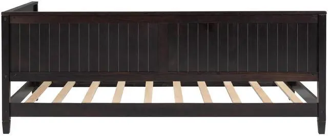 Alt view image 6 of 7 - Twin Size Wood Daybed/Sofa Bed, Espresso