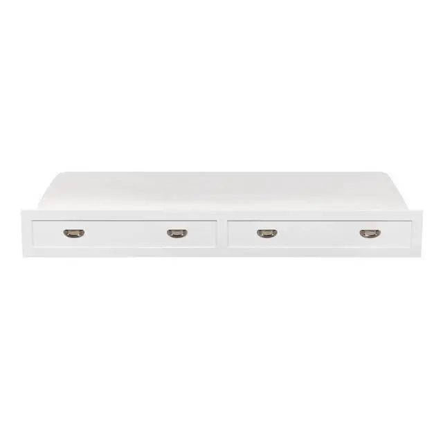 Alt view image 2 of 7 - White Finish Trundle With Casters Movement Bedroom Furniture 1Pc