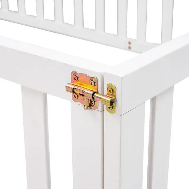 Alt view image 7 of 7 - Full Size Wood Daybed Frame With Fence, White(Old Sku:Wf289662Aak)