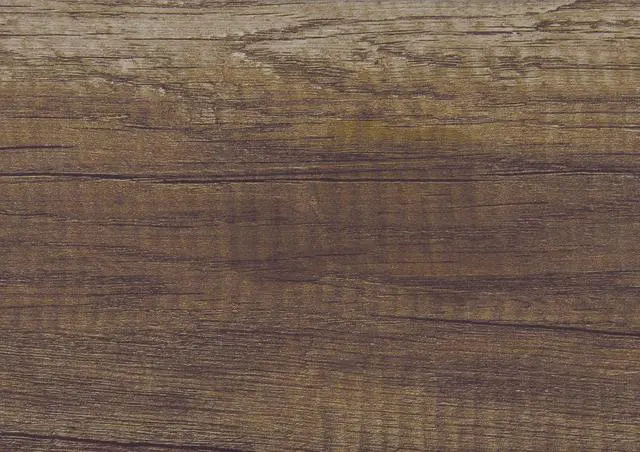 Alt view image 7 of 7 - Weathered Pine Finish 1pc Queen Bed Modern Line Pattern Rusticated Style Bedroom Furniture