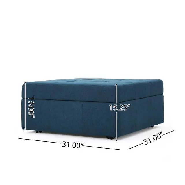 Alt view image 3 of 7 - LARKIN STORAGE OTTOMAN