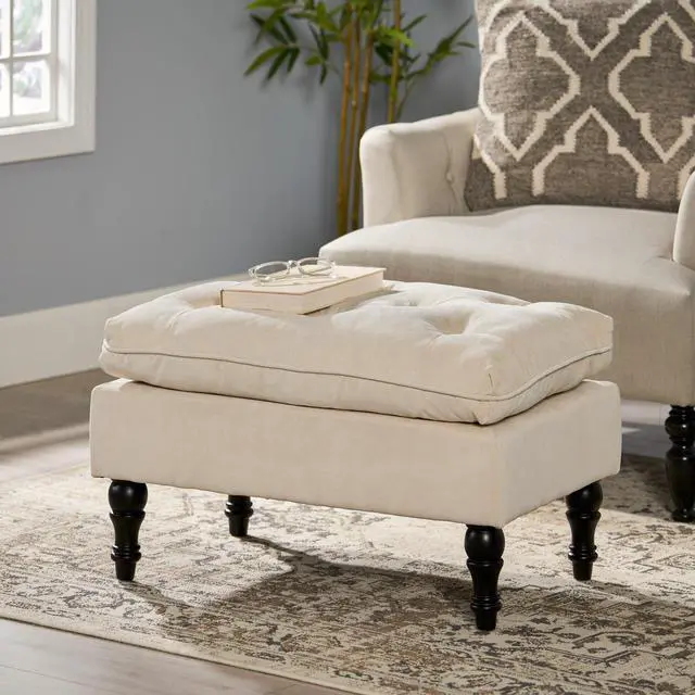 Alt view image 2 of 7 - LOFTON 28INCH PILLOW TOP OTTOMAN