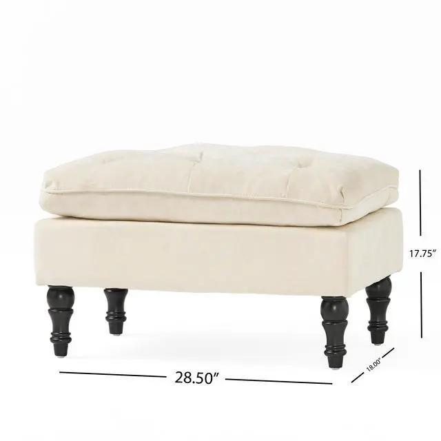 Alt view image 3 of 7 - LOFTON 28INCH PILLOW TOP OTTOMAN