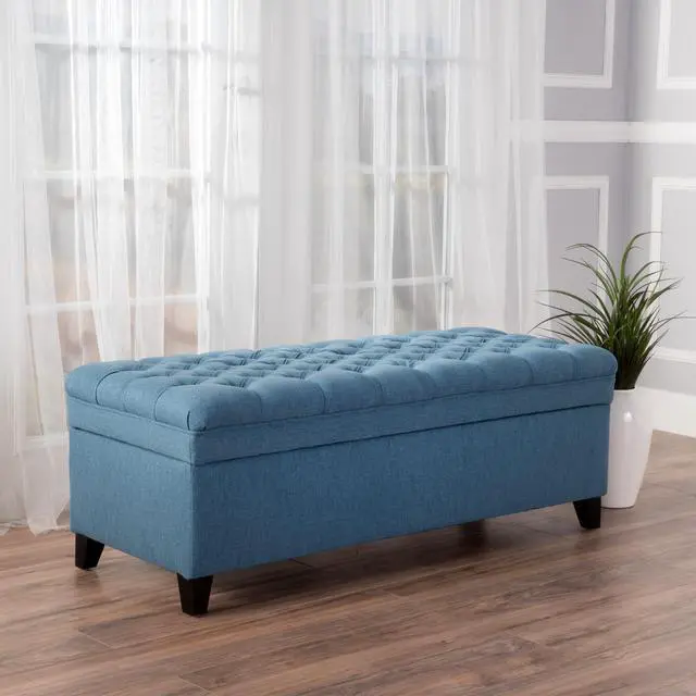 Alt view image 5 of 7 - JULIANA STORAGE OTTOMAN