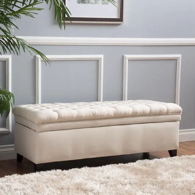 Alt view image 5 of 7 - JULIANA STORAGE OTTOMAN