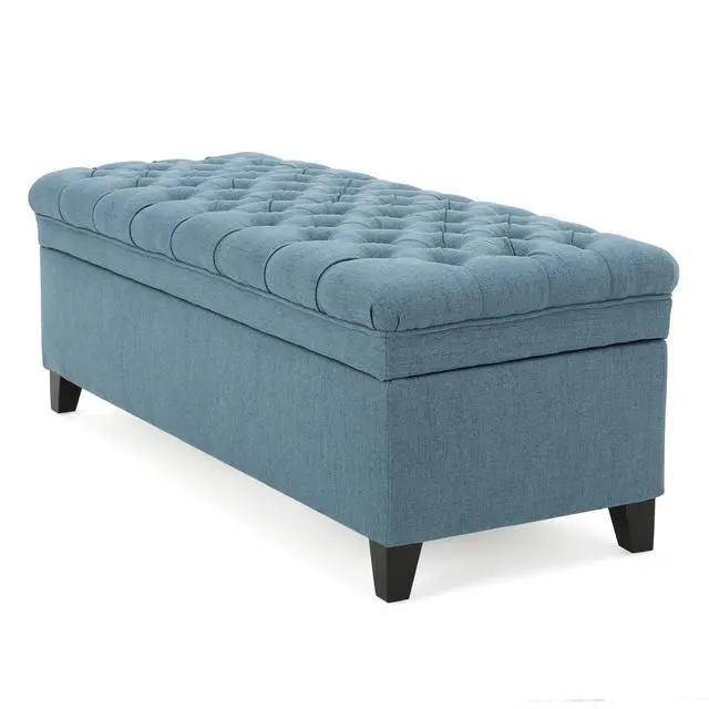 Alt view image 7 of 7 - JULIANA STORAGE OTTOMAN