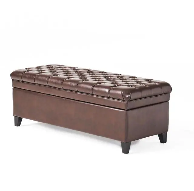 Alt view image 7 of 7 - JULIANA STORAGE OTTOMAN