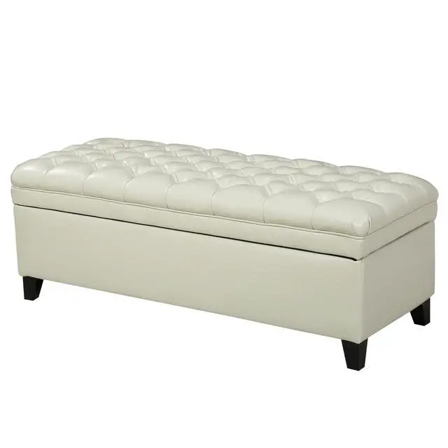 Alt view image 4 of 7 - JULIANA STORAGE OTTOMAN