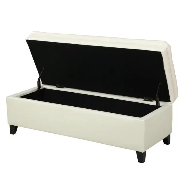Alt view image 7 of 7 - JULIANA STORAGE OTTOMAN