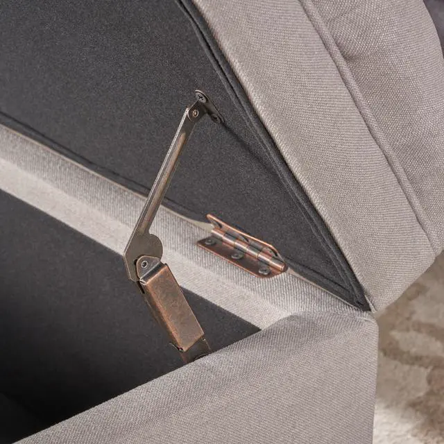 Alt view image 7 of 7 - JULIANA STORAGE OTTOMAN