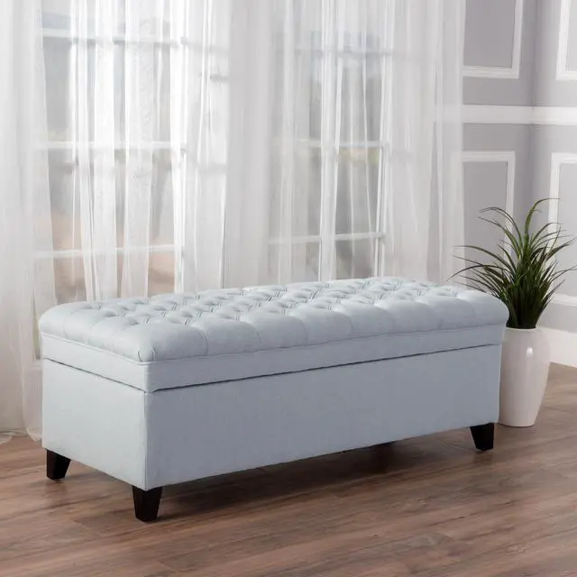 Alt view image 4 of 7 - JULIANA STORAGE OTTOMAN