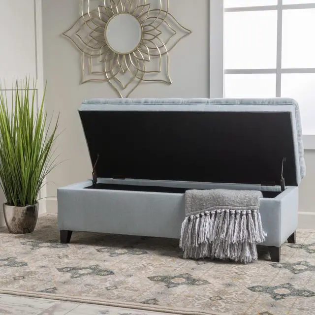 Alt view image 5 of 7 - JULIANA STORAGE OTTOMAN