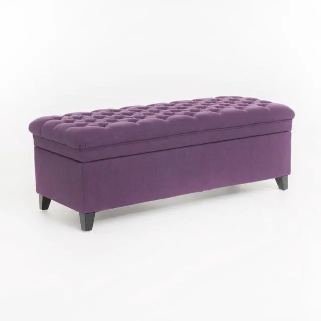 Alt view image 5 of 7 - JULIANA STORAGE OTTOMAN