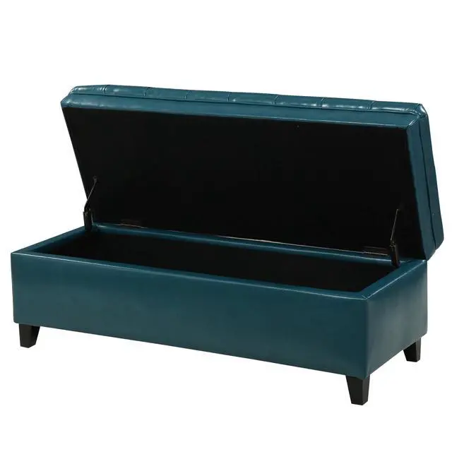 Alt view image 7 of 7 - JULIANA STORAGE OTTOMAN