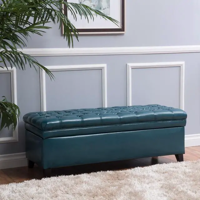 Alt view image 4 of 7 - JULIANA STORAGE OTTOMAN