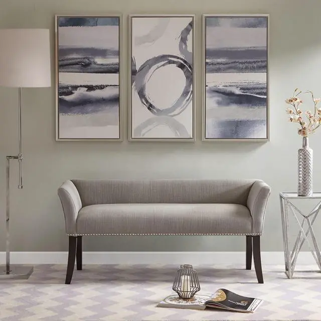 Alt view image 2 of 7 - Accent Bench Grey See below