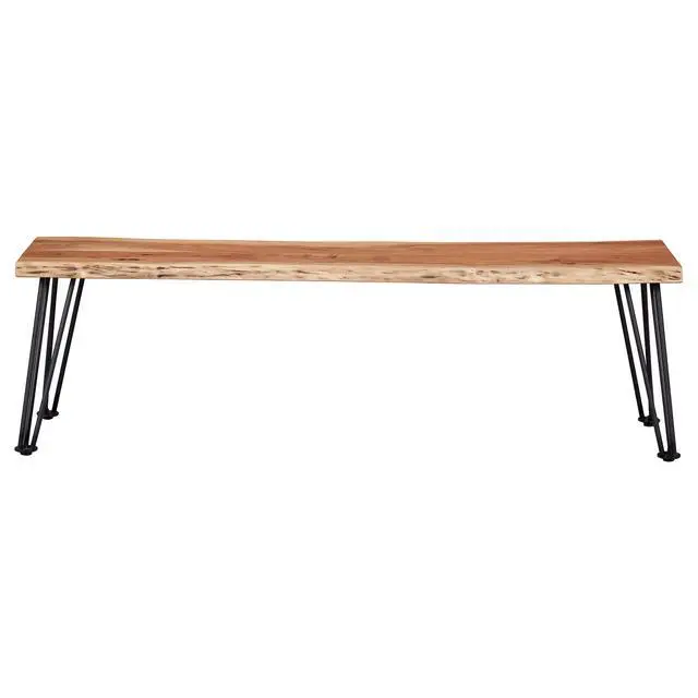Alt view image 4 of 7 - Zora Natural Acacia Dining Bench