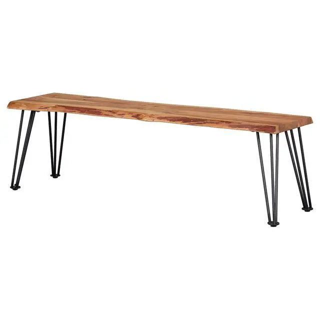Alt view image 5 of 7 - Zora Natural Acacia Dining Bench