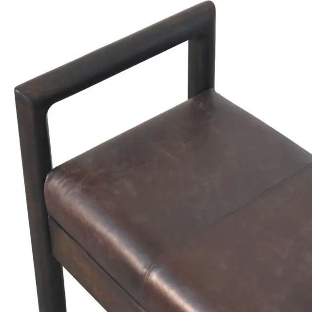 Alt view image 6 of 7 - Solid Wood Gridline Bench