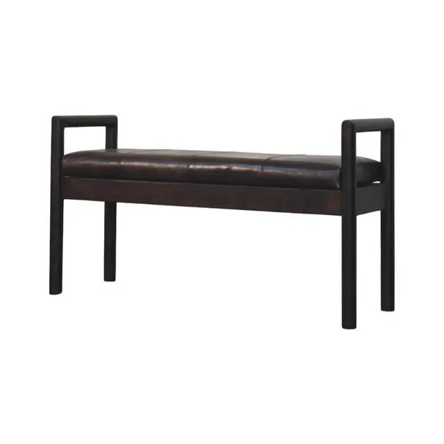 Alt view image 7 of 7 - Solid Wood Gridline Bench