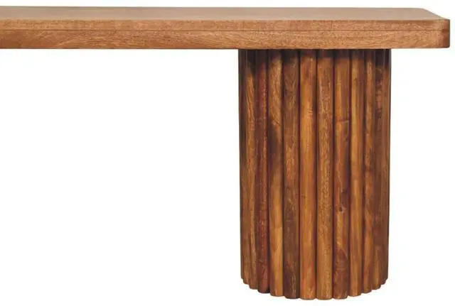 Alt view image 6 of 7 - Artisan Furniture Solid Wood Astoria Fluted Bench