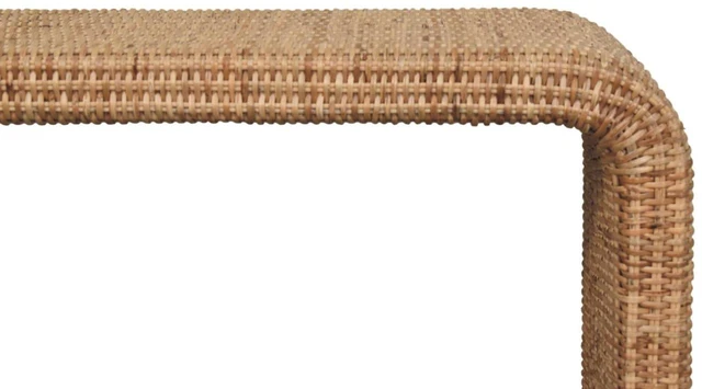 Alt view image 3 of 7 - Rattan Weave Bench