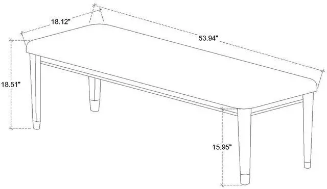 Alt view image 4 of 5 - Nora Beige Bedroom Bench
