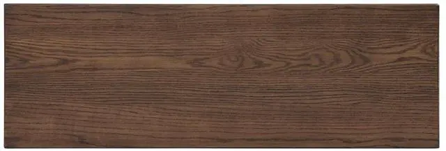 Alt view image 5 of 7 - Capri 41.5" Solid Red Oak Wood Bench, Dark Brown Red Oak