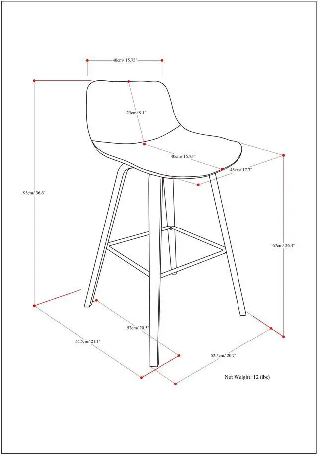 Alt view image 6 of 7 - Harvard Bentwood Counter/ Bar Height Stool (Set of 2)