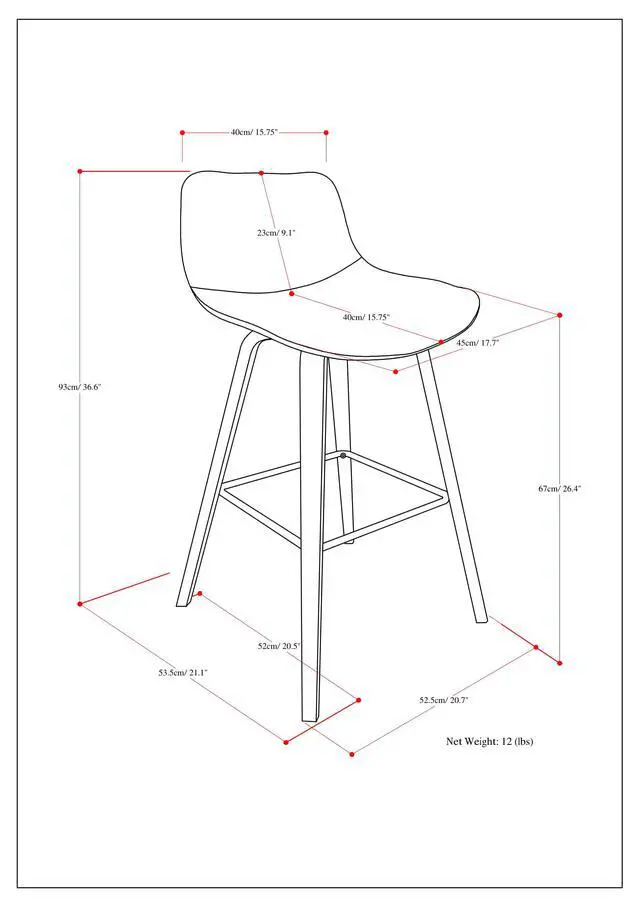 Alt view image 5 of 6 - Harvard Bentwood Counter/ Bar Height Stool (Set of 2)