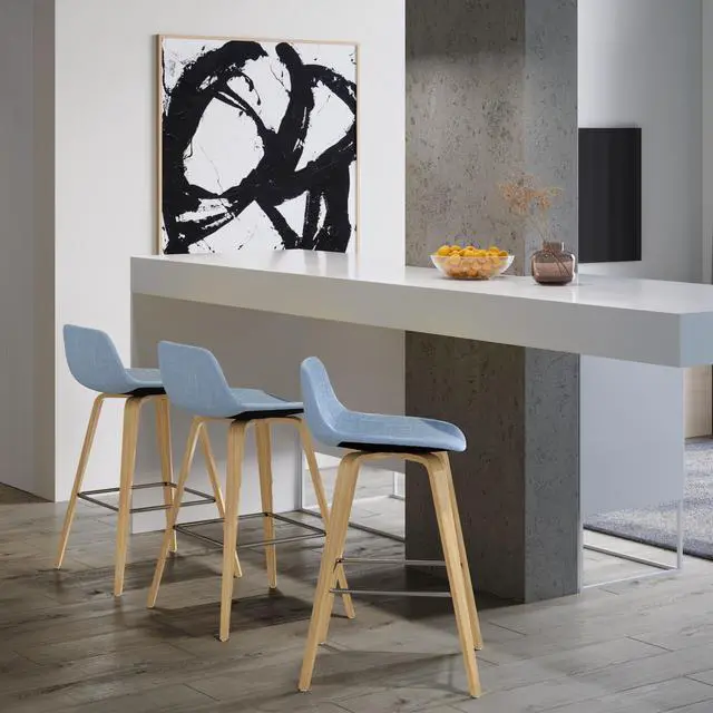 Main image of Harvard Bentwood Counter/ Bar Height Stool (Set of 2)