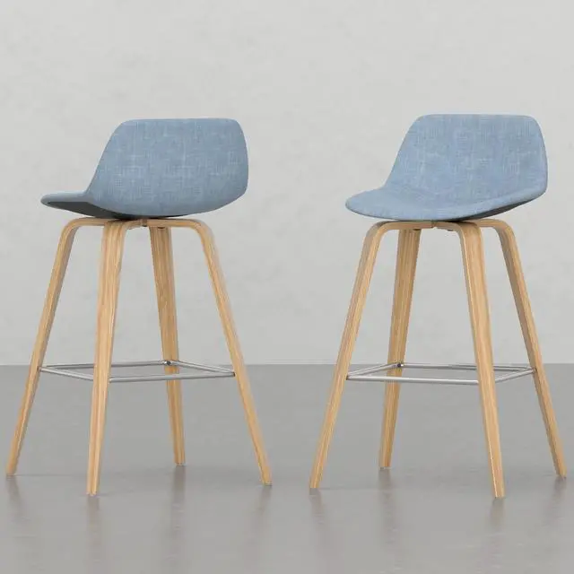Alt view image 4 of 6 - Harvard Bentwood Counter/ Bar Height Stool (Set of 2)