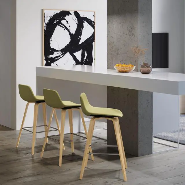 Main image of Harvard Bentwood Counter/ Bar Height Stool (Set of 2)