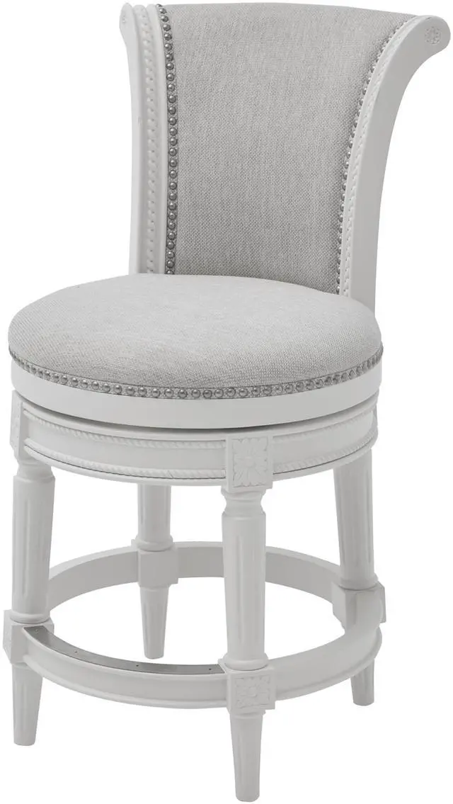 Main image of 26in. Wood Counter-Height Swivel Barstool with High-Back, 1PC