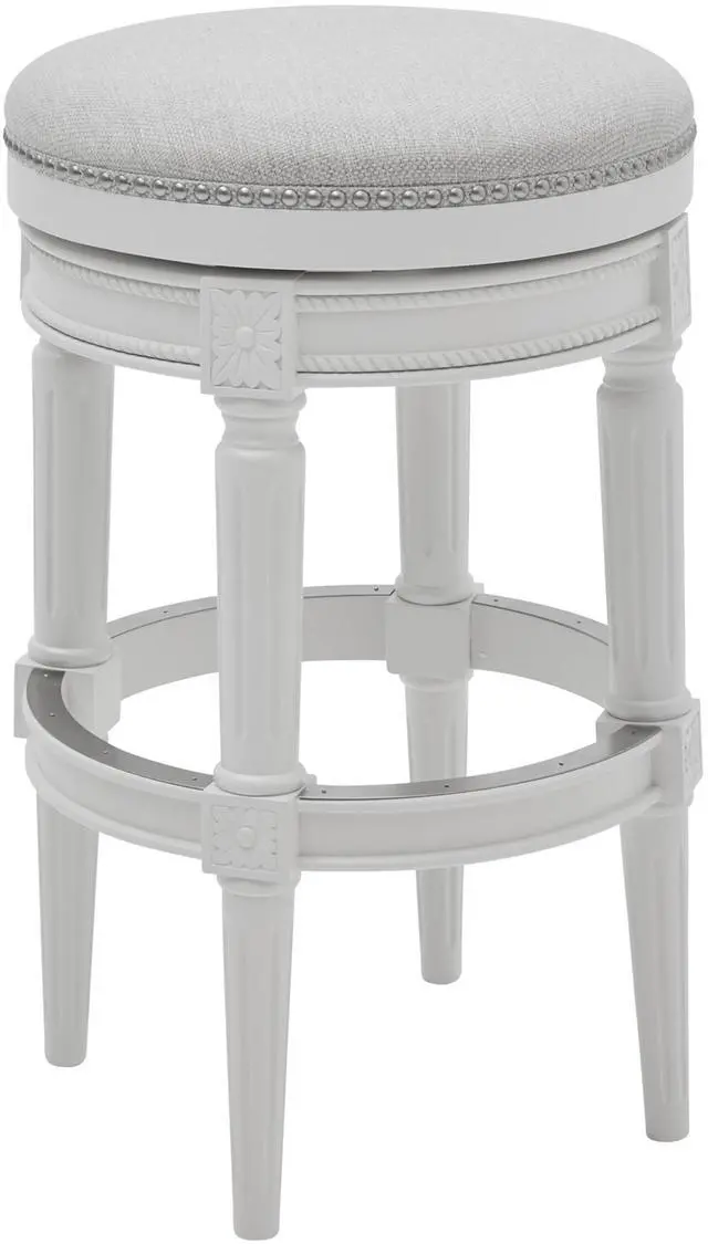 Main image of 31in. Wood Backless Bar-Height Swivel Barstool, 1PC