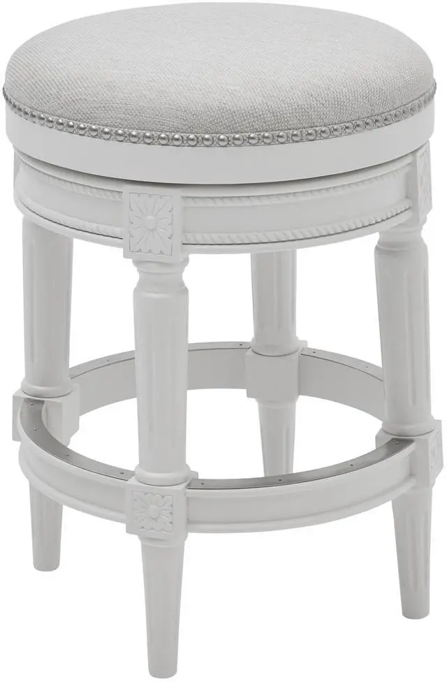 Main image of 26in. Wood Backless Counter-Height Swivel Barstool, 1PC
