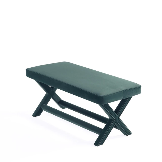Alt view image 6 of 7 - Accent Bench in Forest Green