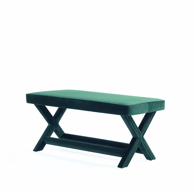 Alt view image 7 of 7 - Accent Bench in Forest Green