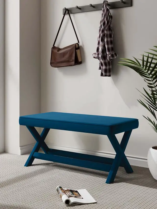 Alt view image 2 of 7 - Accent Bench in Blue