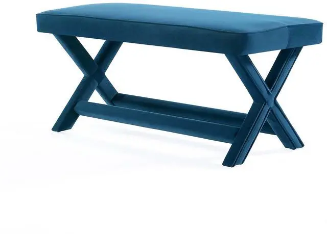 Alt view image 7 of 7 - Accent Bench in Blue