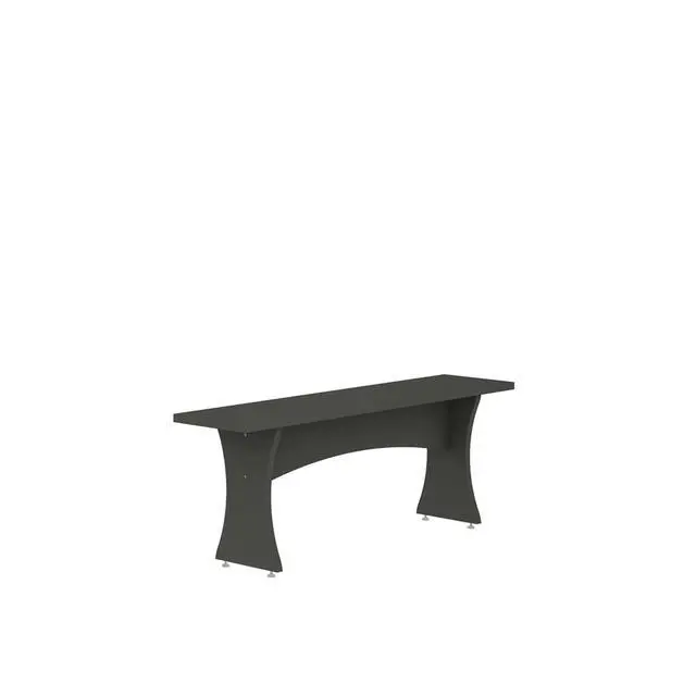 Alt view image 7 of 7 - Dining Bench - Set of 2 in Charcoal Gray