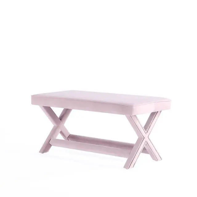 Alt view image 7 of 7 - Accent Bench in Pink
