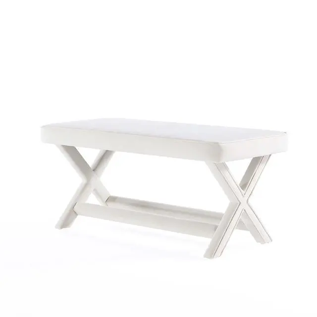 Alt view image 7 of 7 - Accent Bench in Cream