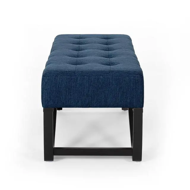 Alt view image 5 of 7 - Navy blue Ottoman