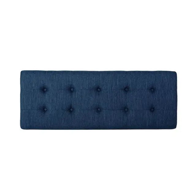 Alt view image 6 of 7 - Navy blue Ottoman