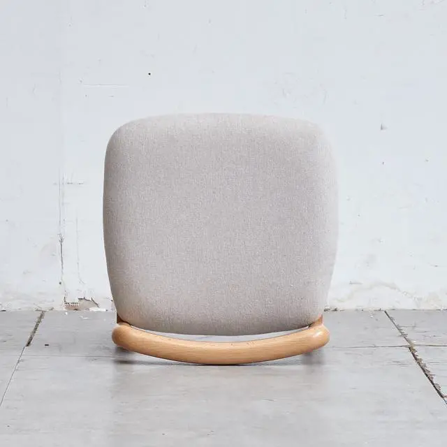 Alt view image 5 of 7 - Natural Beech Wood Make-up Stool Bed Bench for Dining Room, Bedroom