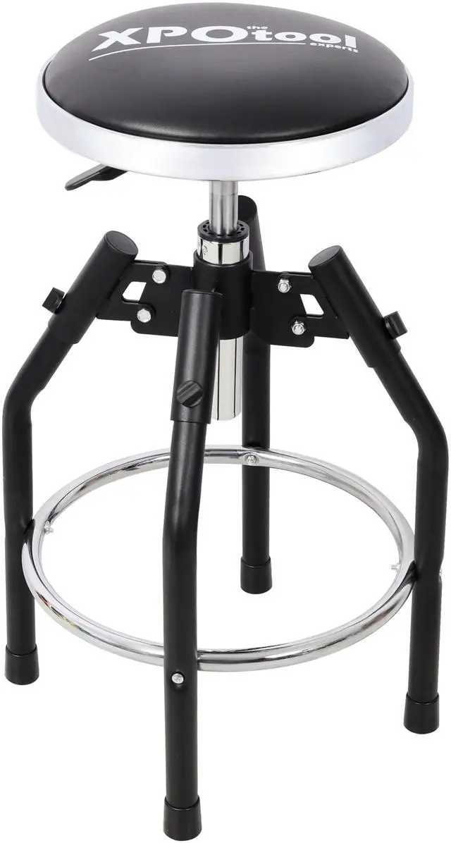Main image of Heavy Duty Adjustable Hydraulic Shop Stool,Adjustable Mechanic Stool,Foot Rest Stool,360° Swivel