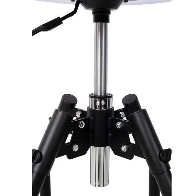 Alt view image 6 of 7 - Heavy Duty Adjustable Hydraulic Shop Stool,Adjustable Mechanic Stool,Foot Rest Stool,360° Swivel